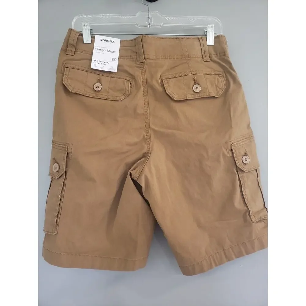 NEW SIZE 29 Sonoma Mens Cargo Shorts 10